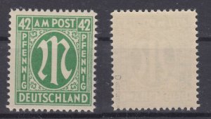 Germany 1945 Sc#3N16 Mi#31 D mnh signed BPP (AB1229)