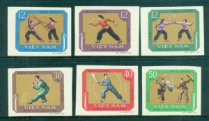 Vietnam North 1968 Martial Arts IMPERF MUH lot83700