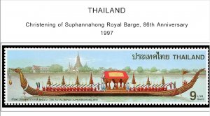 COLOR PRINTED THAILAND 1971-1999 STAMP ALBUM PAGES (245 illustrated pages)