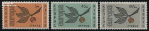 Cyprus 1965, Europe 3v, MNH