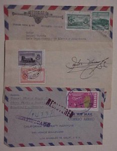 ECUADOR  IMPERF on 4 DIFF. COVERS 1954-1968 