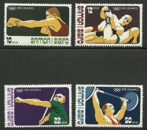 Album Specials Samoa Scott # 438-441 Montreal Olympics Mint LH