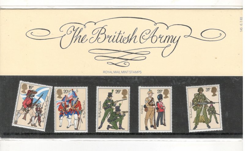 BRITISH ARMY PRESENTATION PACK, MNH