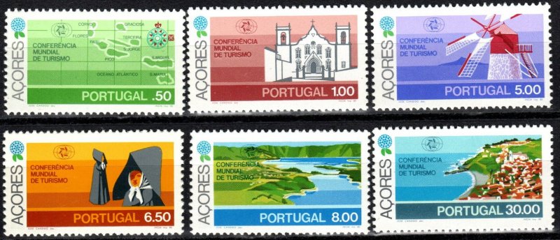 Azores #316-21 MNH  CV $3.70 (X780)