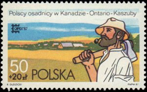 Poland #B145, Complete Set, 1987, Stamp Show, Never Hinged