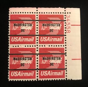 C79b Plate Block, MNH,  Bureau Precanceled