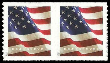 PCBstamps     US #5158 Coil Pair 98c(2x{49c})Flag, MNH, (40)