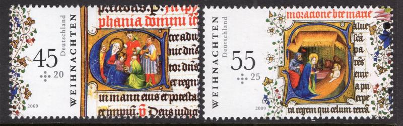 Germany B1024-B1025 Christmas MNH VF