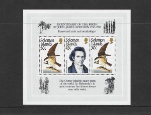 BIRDS - SOLOMON ISLANDS #556  MNH