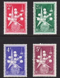 Belgium Scott 500-03 complete set F to VF mint OG NH.  FREE...