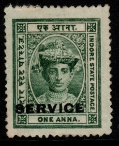 INDIA-INDORE SGS3 1904 1a GREEN MTD MINT