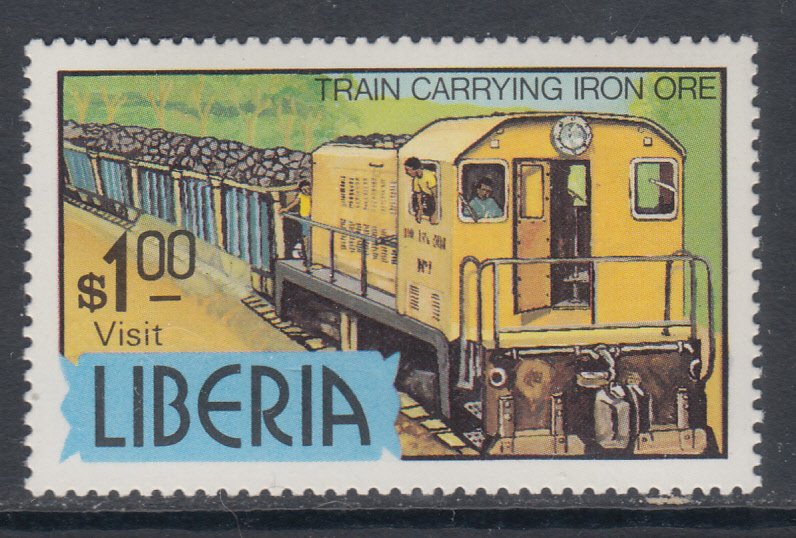 Liberia 760 Train MNH VF