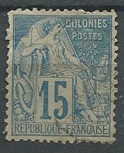 French Colonies  =  Scott # 51 - Used