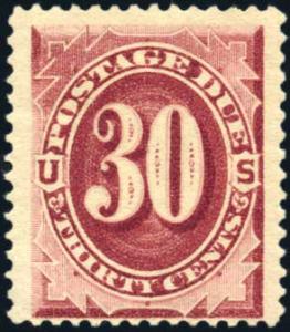 Postage Due #J27 MINT * Cat$650 U.S.; Postage Due Issues,...