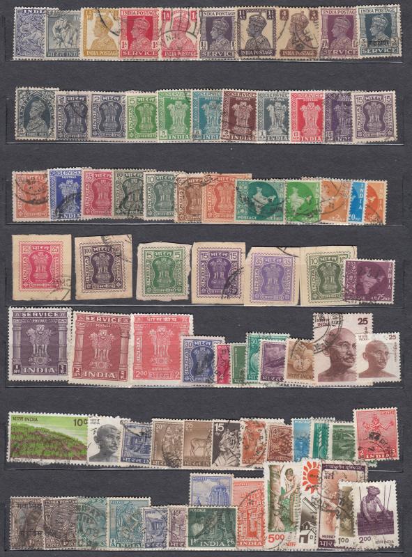 India - 70+ stamp lot #2 - (3000)