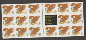 U.S. Scott #2595a Eagle & Shield Stamp - Mint NH Booklet