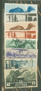 Eritrea #158-165 Used