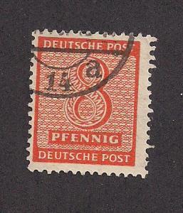 GERMANY - DDR SC# 14N5 FINE U 1945