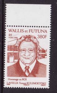 Wallis & Futuna-Sc#654-unused NH set-King Tomasi Kulimoetoke II-2008-