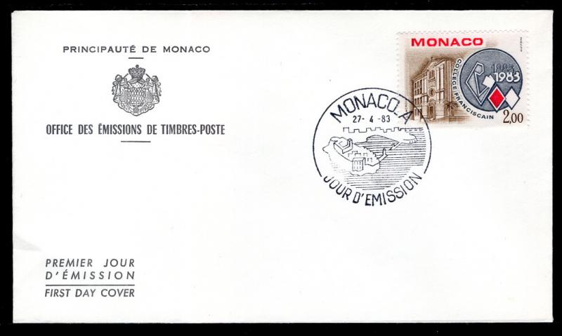 Monaco 1371 U/A FDC