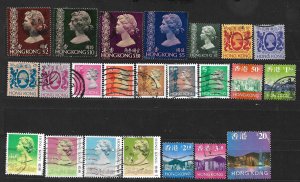 COLLECTION LOT OF #532 HONG KONG 23 STAMPS 1973+ CV + $27