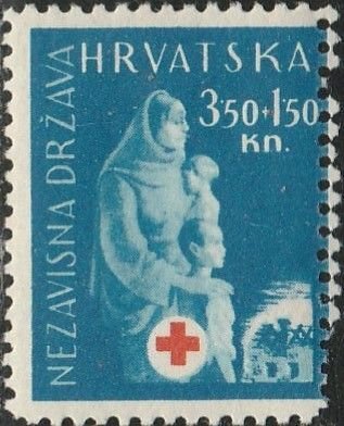 Croatia, #B44 MH  From 1943