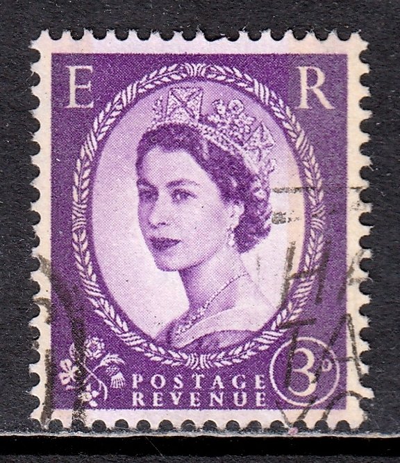 Great Britain - Scott #358cp - Used - Graphite, phosphor, Wmk. 322 - SCV $8.00