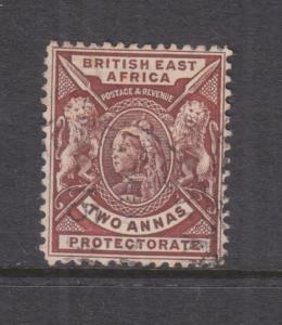 BRITISH EAST AFRICA, KENYA, 1891 QV 2a. Chocolate, used.