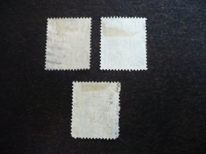 Stamps - Great Britain - Scott# 211, 217, 220 - Used Part Set of 3 Stamps