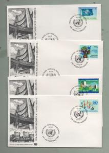 UN Vienna Scott# 1-6  1979 FDC  (10 First Day Covers)