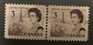 Canada # 456 Pair Used