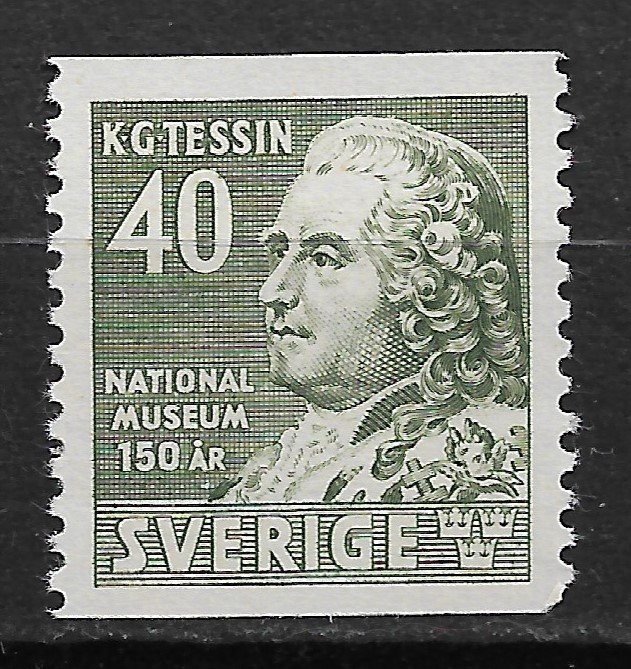 1942 Sweden 331 Architect K. G. Tessing MNH SCV$14