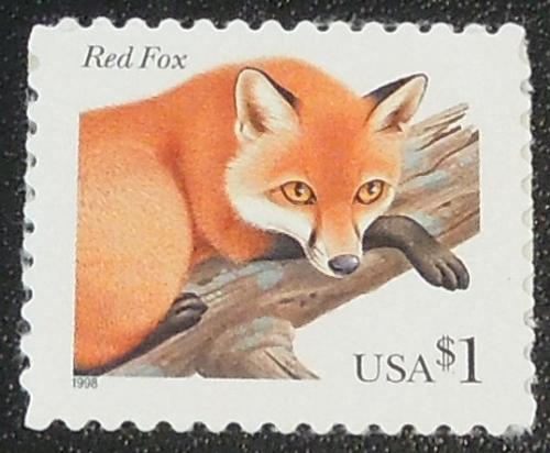 1998 $1 Red Fox Scott 3036 Mint NH