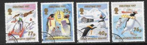 BRITISH ANTARCTIC TERR. SG276/9 1997 CHRISTMAS FINE USED