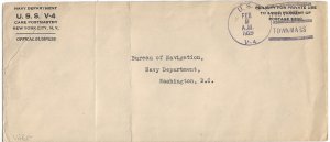 1929 USS V-4 (SS-166), to Navy Dept Washington DC (N8413)