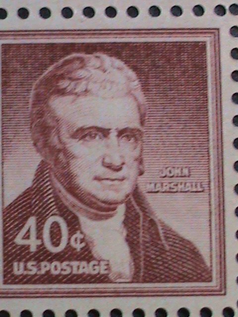 ​UNITED STATES 1955 SC#1050 JOHN MARSHALL-VERY OLD-MNH BLOCK OF 4  VERY FINE