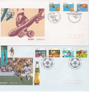 Australia 1106-1124, Sports, 6 First Day Covers