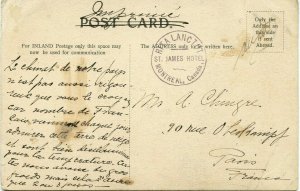 to FRANCE 1905 Notre Dame church Edward issue Post Card Canada