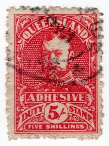 (I.B) Australia - Queensland Revenue : Adhesive Duty 5/-