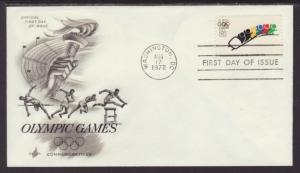 US Olympics 1972 Artcraft U/A FDC BIN