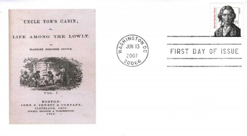 Harriet Beecher Stowe FDC