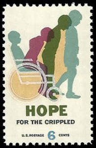 PCBstamps   US #1385 6c Crippled Children, MNH, (2)