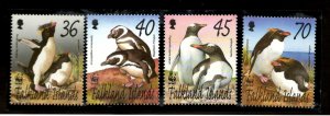 Falkland Islands 2002 WWF Penguins Flightless Birds Animals Sc 817-20 MNH # 312