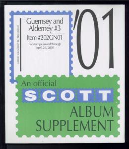 2001 Scott #3 Guernsey & Alderney Stamp Album Supplement Item #202GN01
