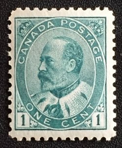 CANADA 1903-08 KEVII 1c MNH SC#89 C3689