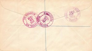 Montserrat, Scott #92a-95a, King George VI Issues on Registered First Day Cover