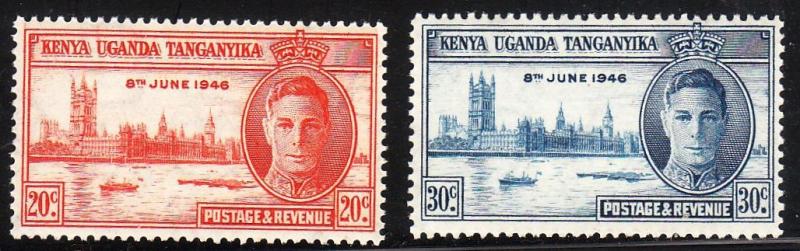 Kenya, Uganda and Tanganyika 90-91 - MNH