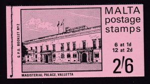 Malta 313a,315a Booklet MNH VF