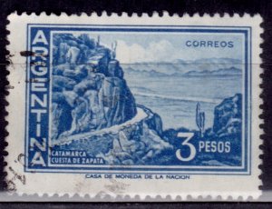 Argentina, 1959, Country View of Catamarca, 3p, sc#693, used