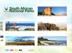 South Africa - 2017 National Parks Sheet MNH**